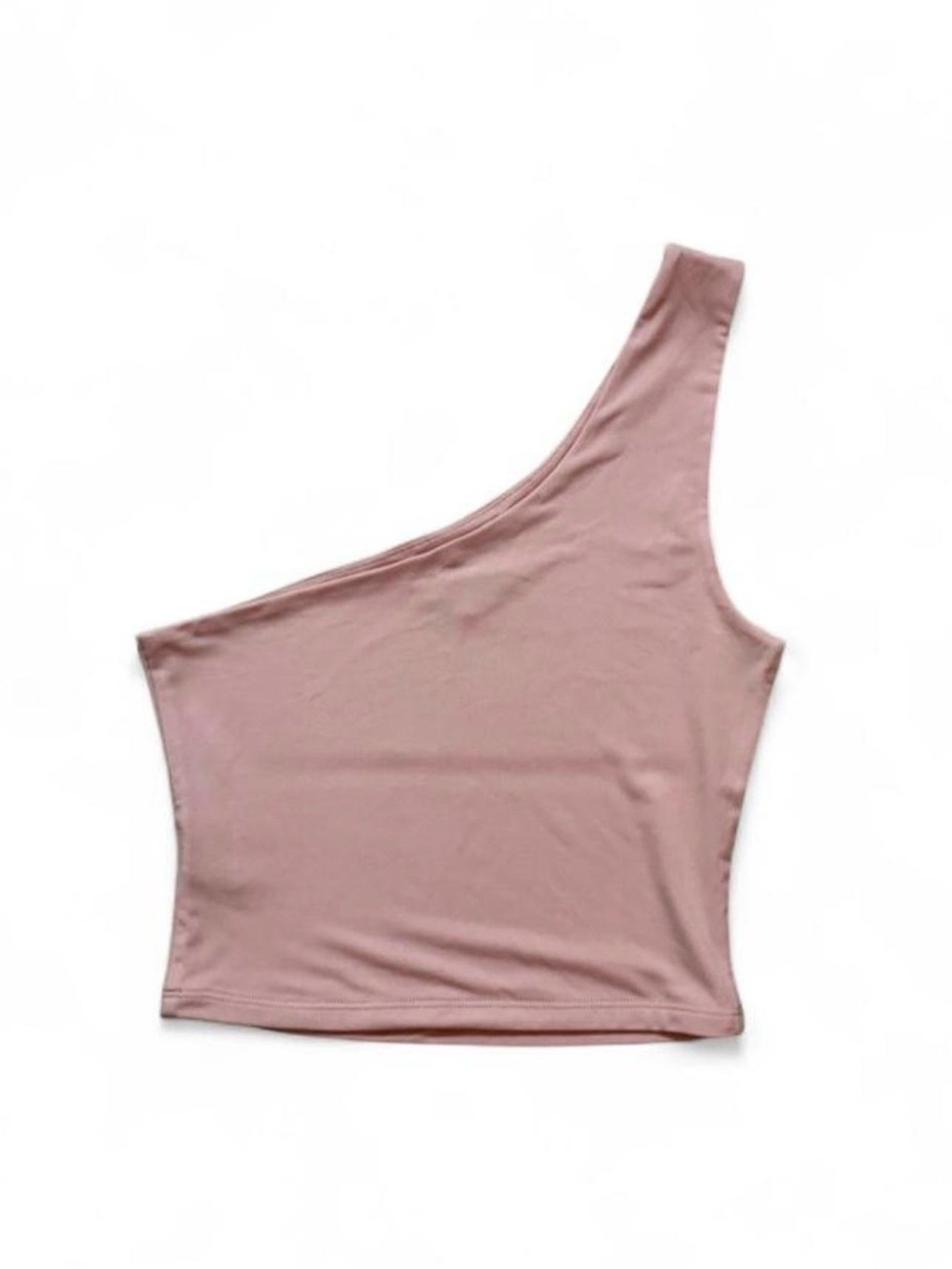 Love Tree Pink One Shoulder Crop Top